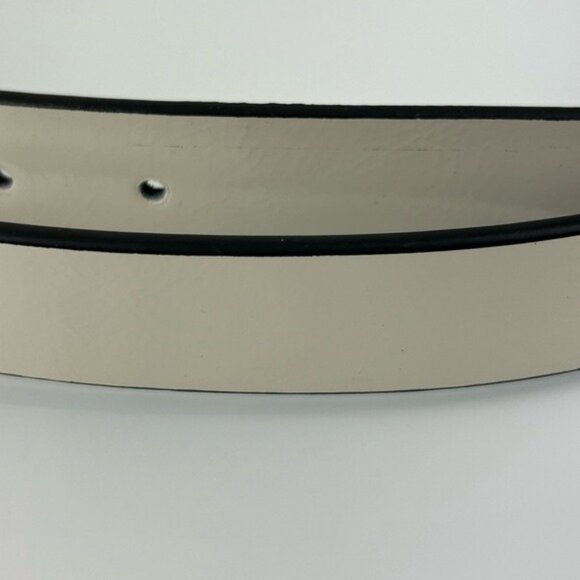 Kate Spade White Genuine Leather Belt Sz Medium Interchangeable to Black main image 5